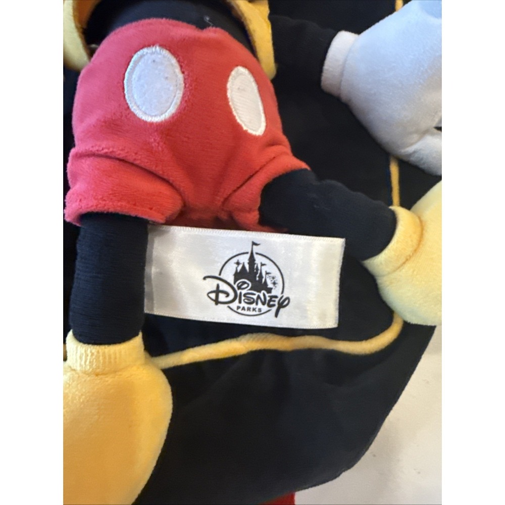 Disney Parks Soft Mickey & Minnie Mouse  Backpack W/ Attached Soft Plush Toy - Picture 5 of 9